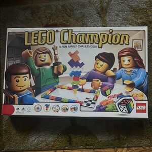LEGO Champion Game with Colorful Pieces 11” x 17” (Big)